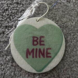 Valentine's Day "Be Mine" Heart Unscented Car Air Freshener - NWT (1 for $6 or 2